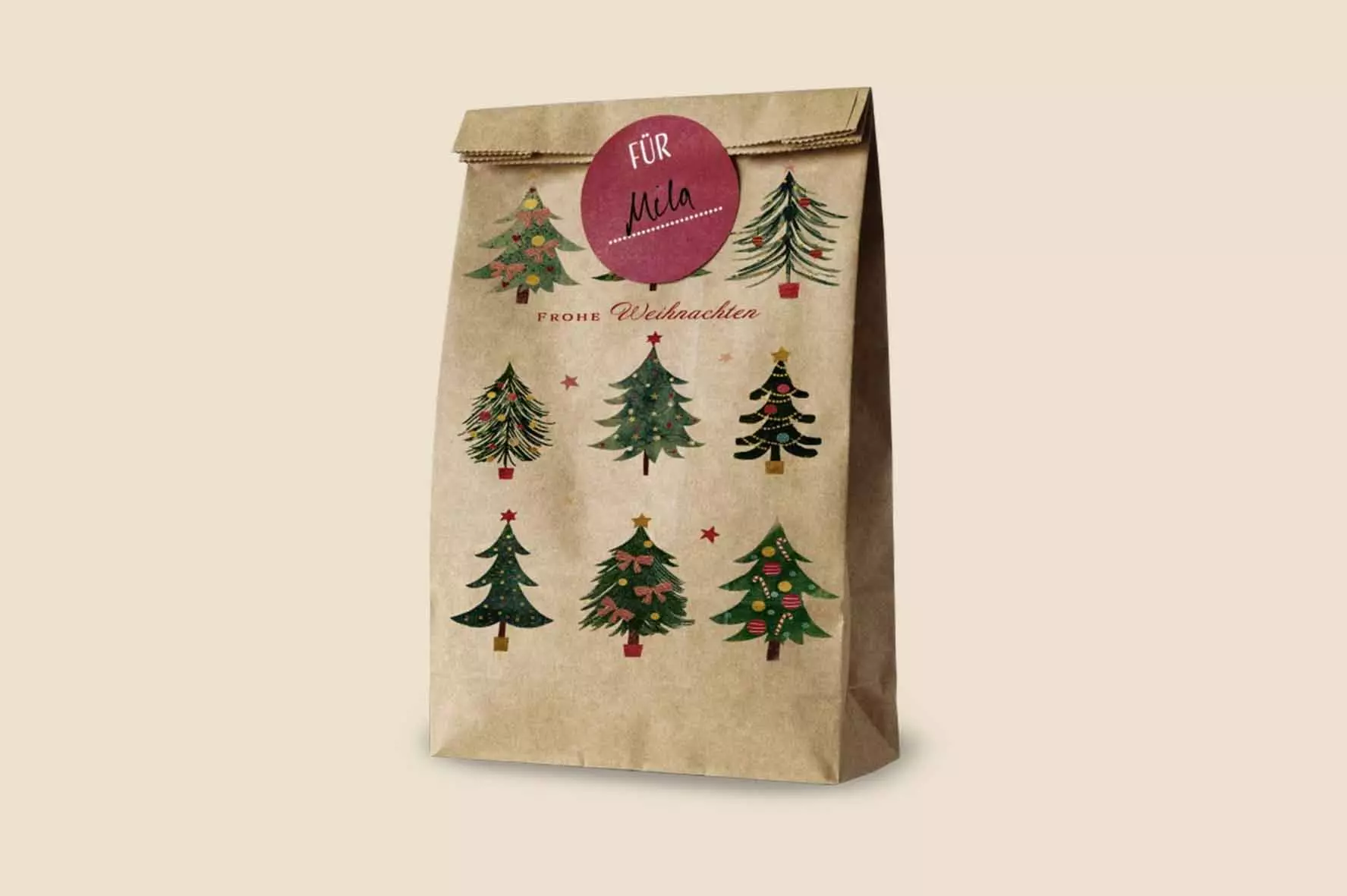 Weihnachtliche Verpackungen