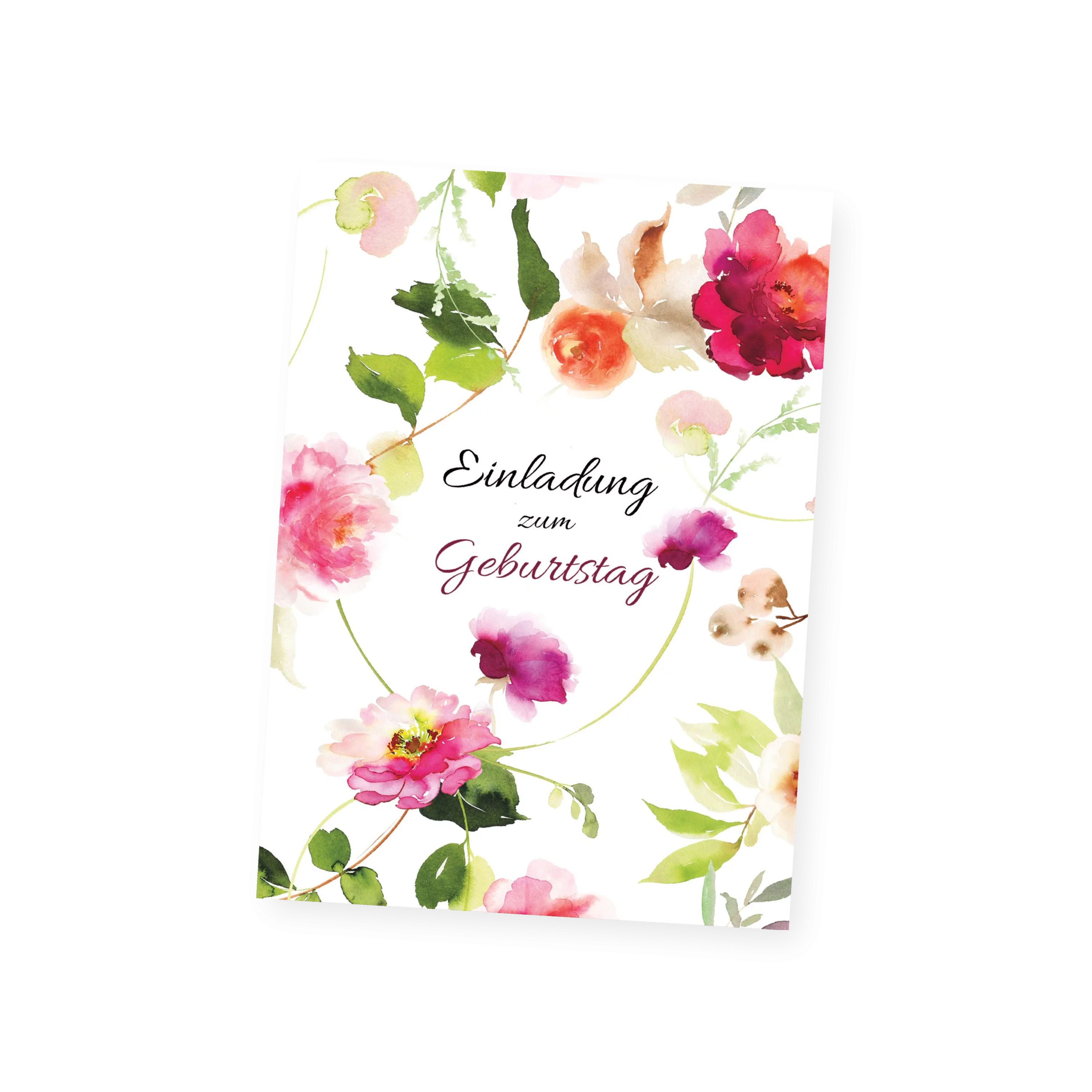 Aquarellblumen