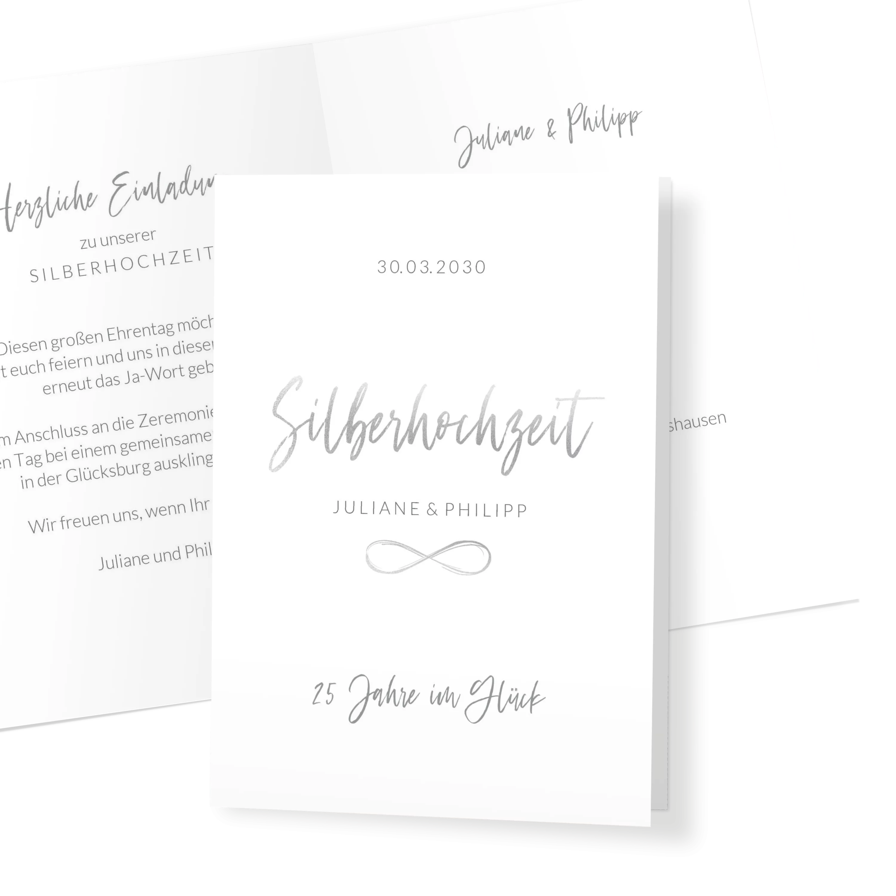 Infinity Silberhochzeit