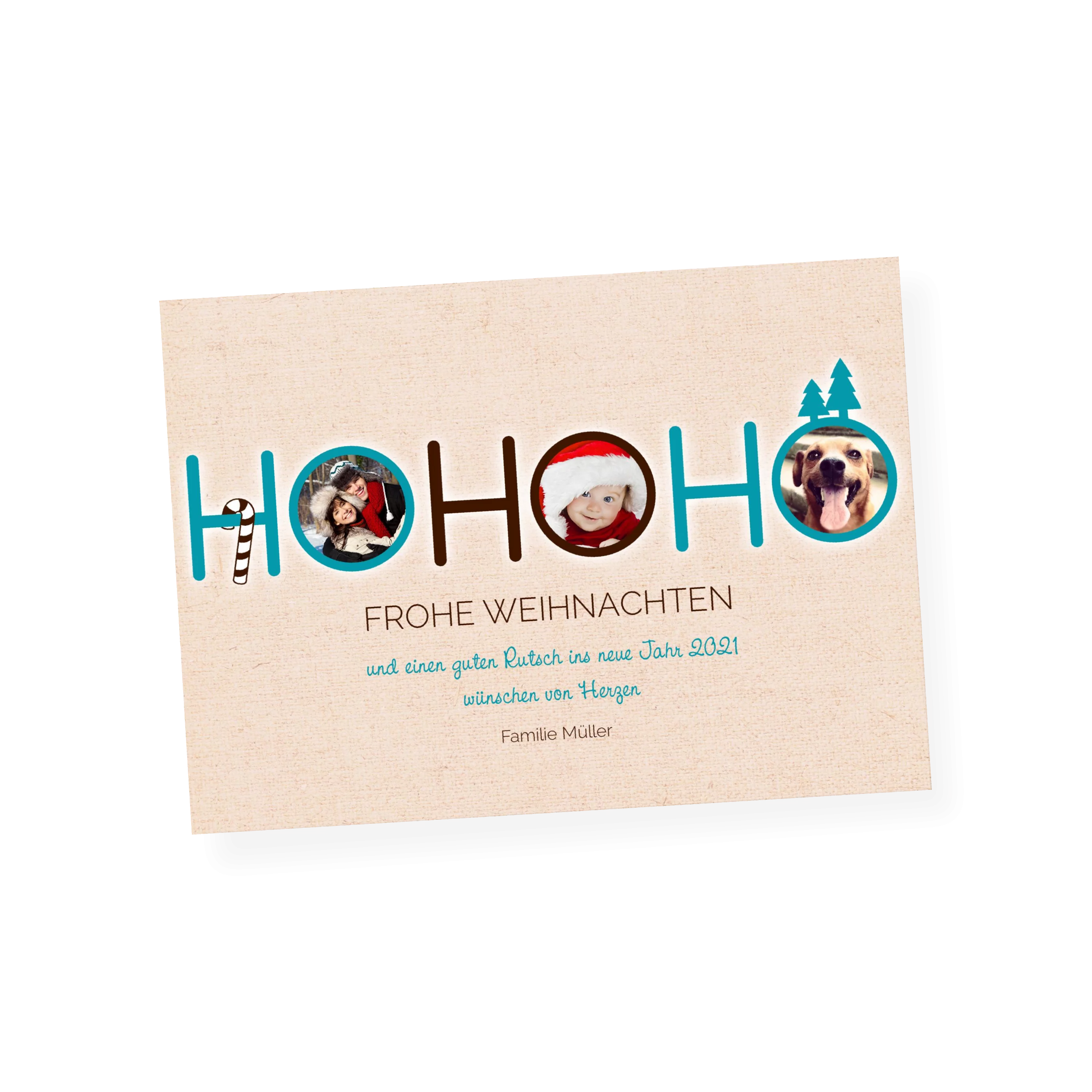 Hohoho Grußkarte