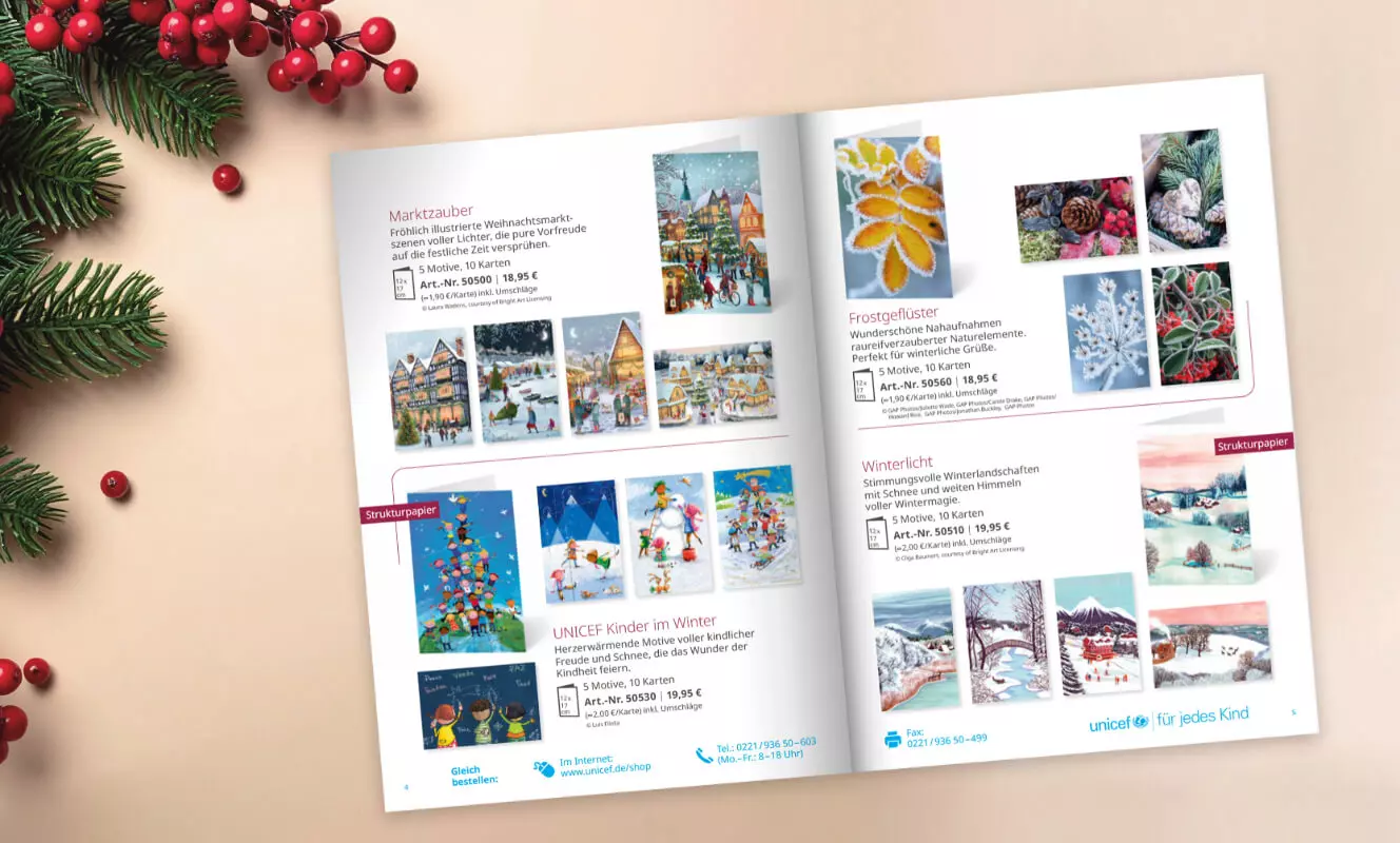 Grußkarten-Katalog