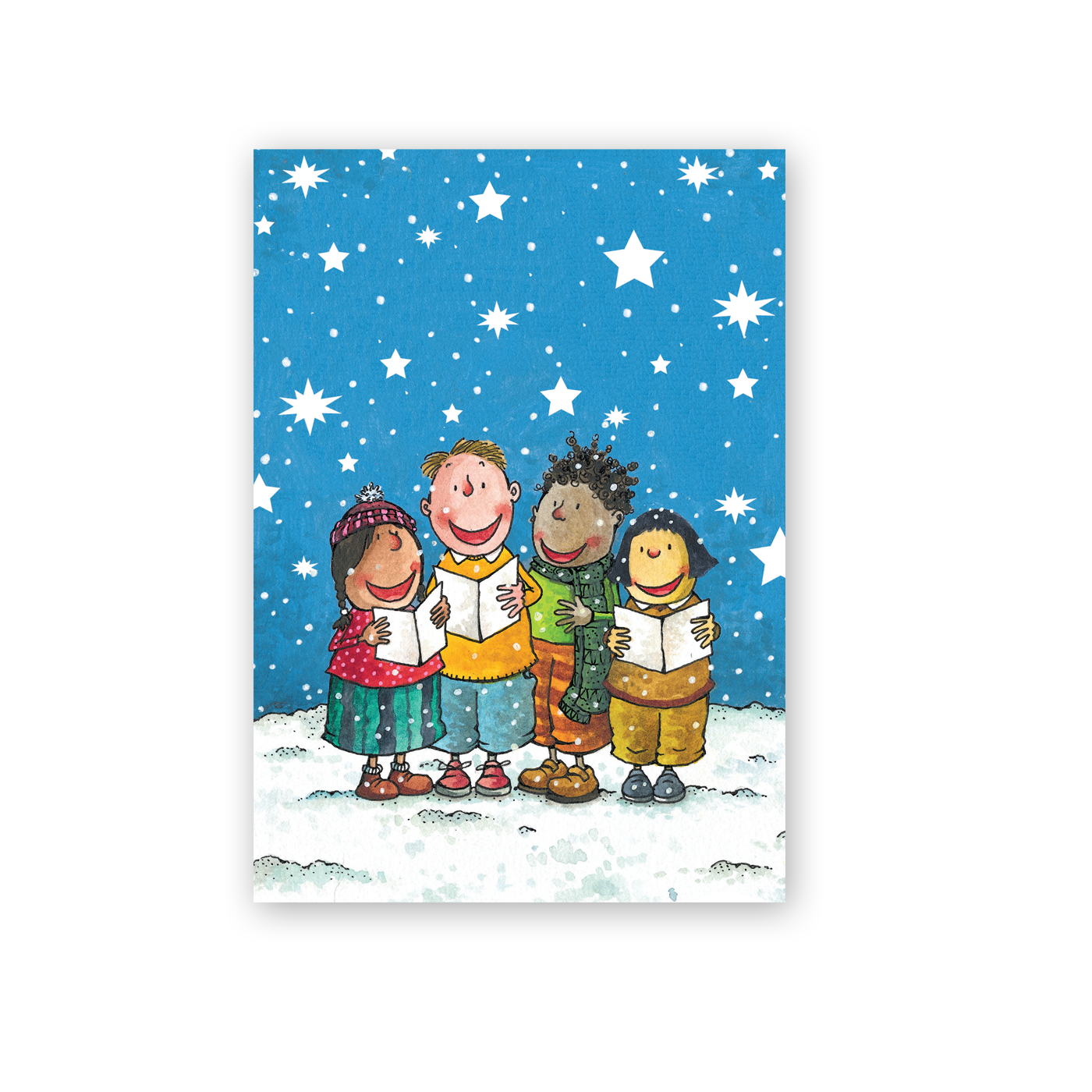 Weihnachtskarte „Wir sind eins“ kaufen im UNICEF Grußkartenshop. Bild 2