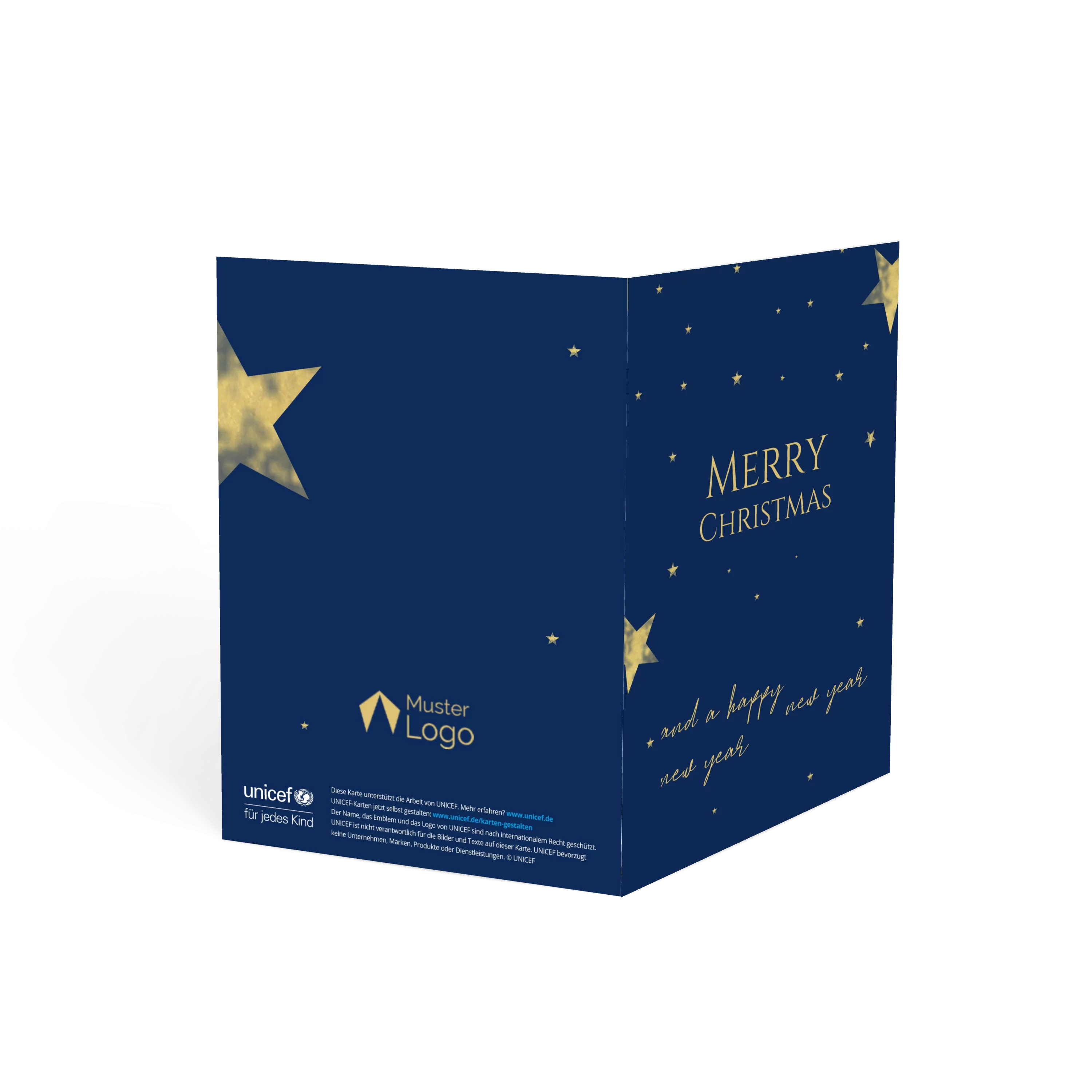 Golden Christmas Stars