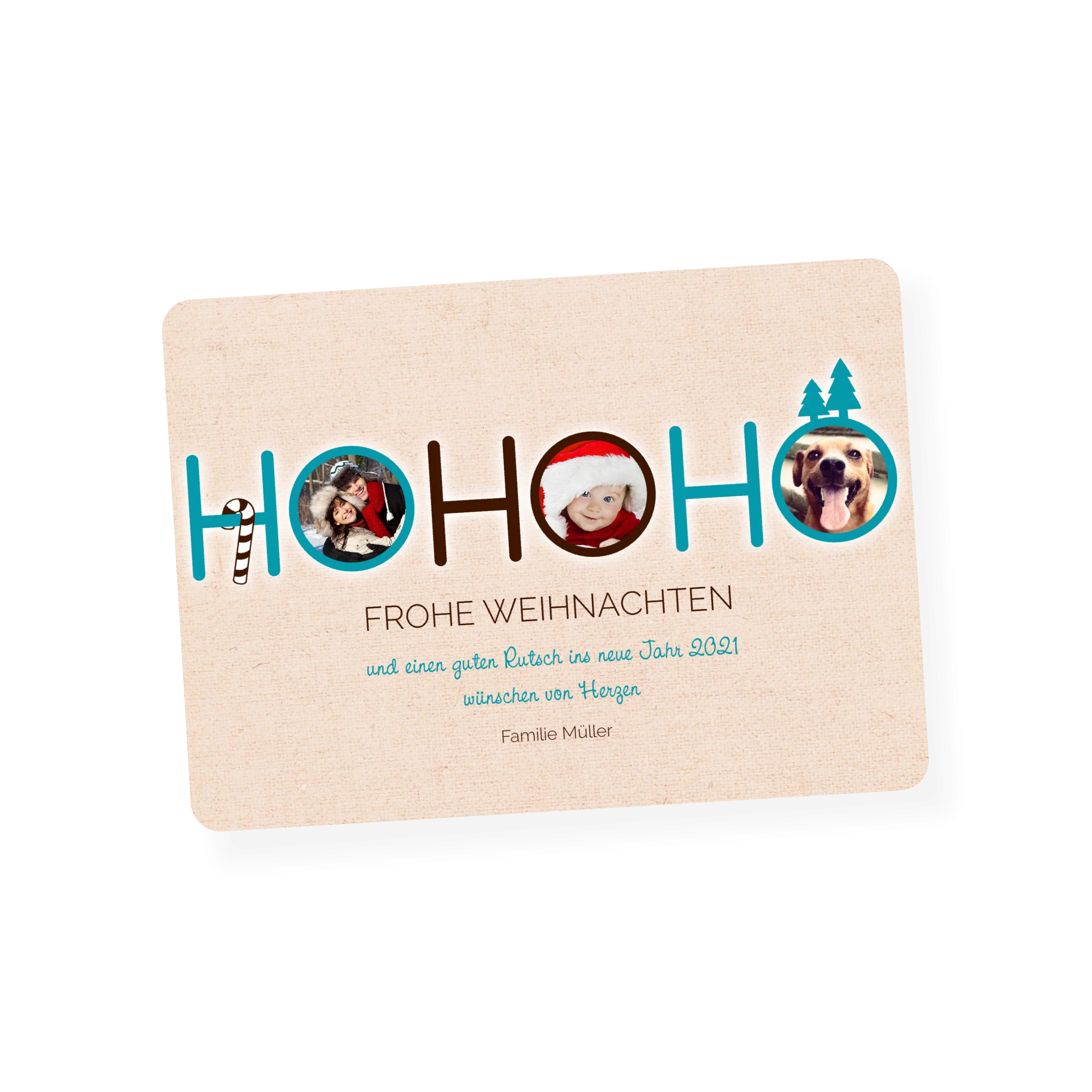 Hohoho Grußkarte