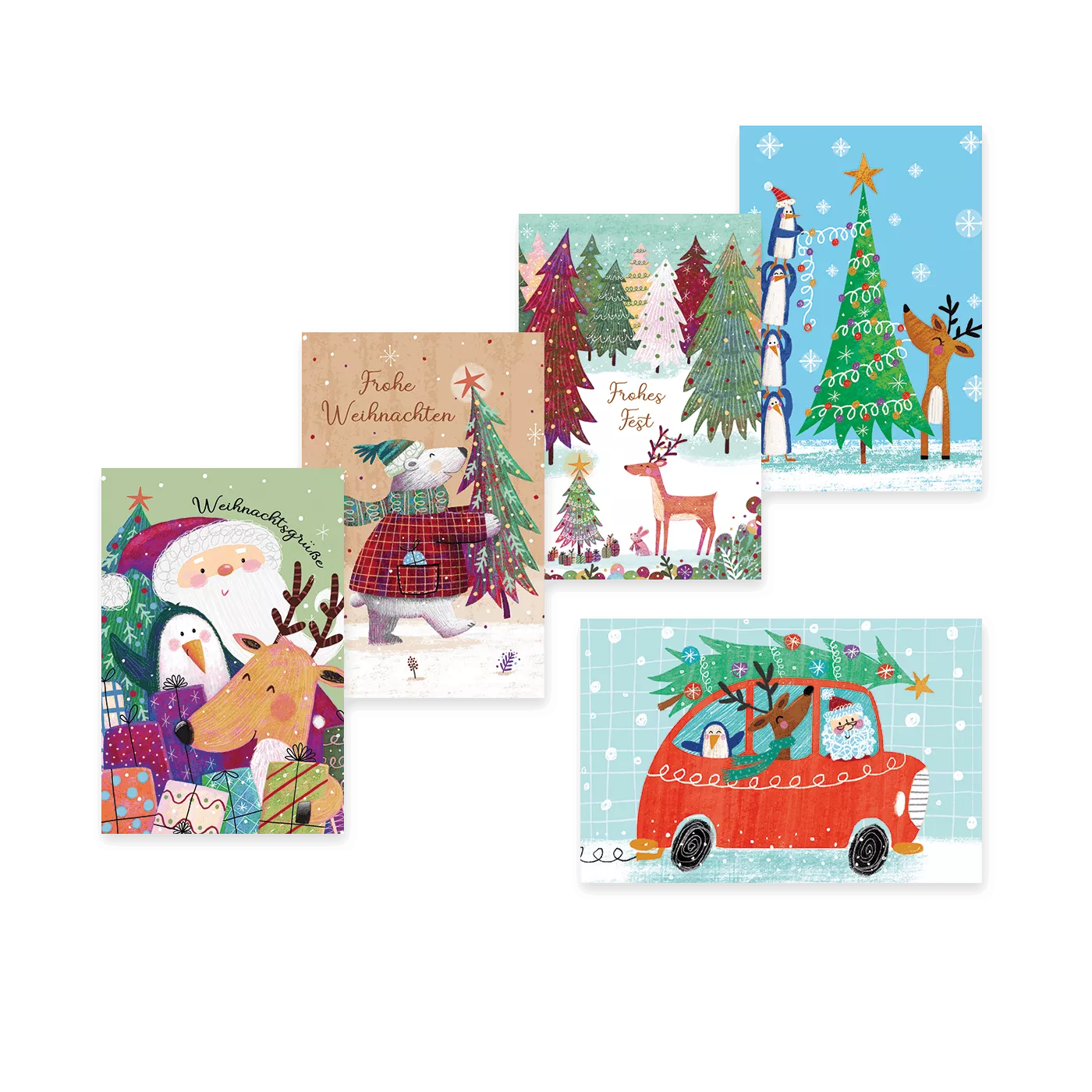 Alle Anlässe – Lustige Weihnachtspostkarten