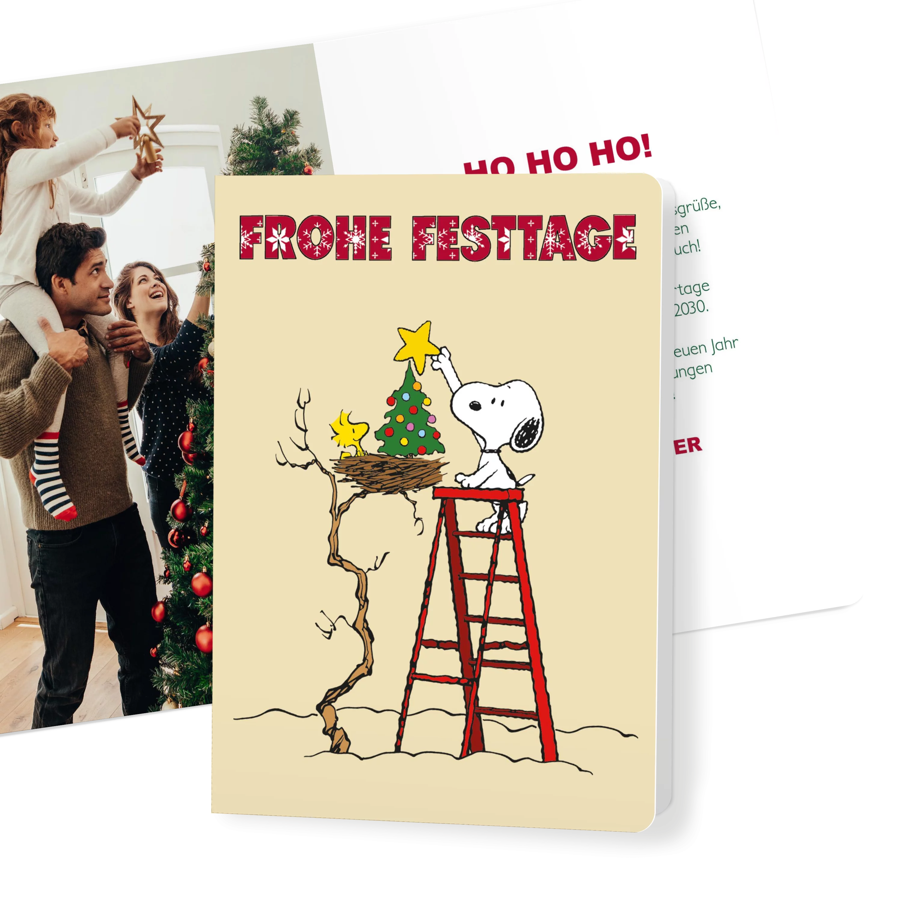 Peanuts Geschmückter Weihnachtsbaum