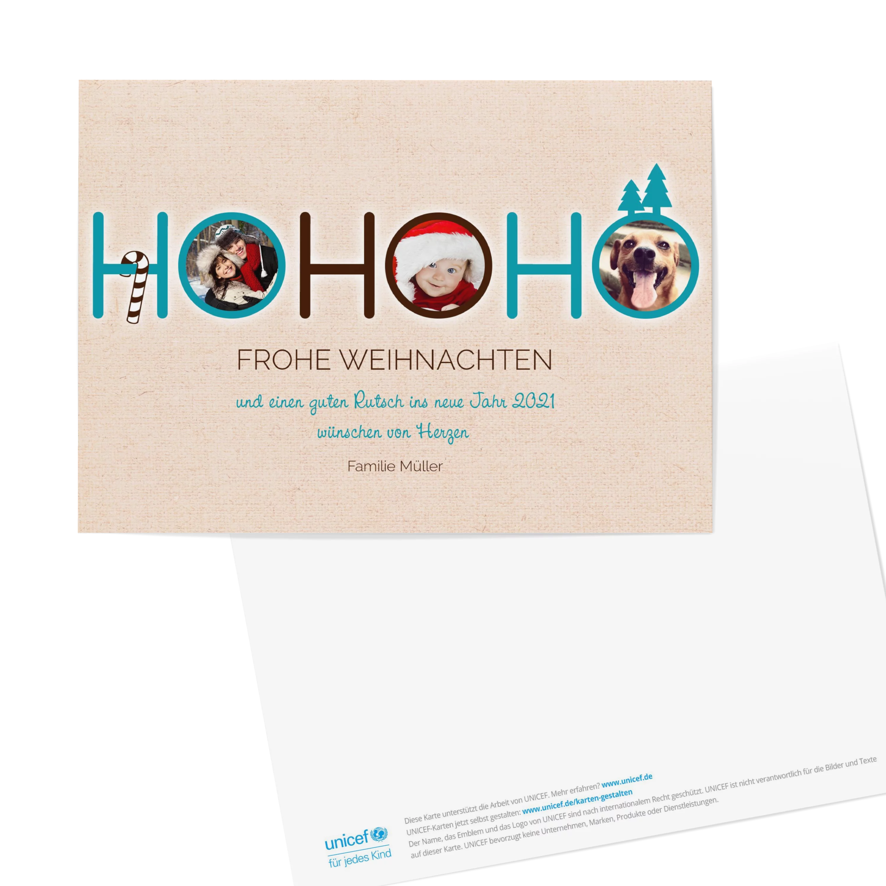 Hohoho Grußkarte