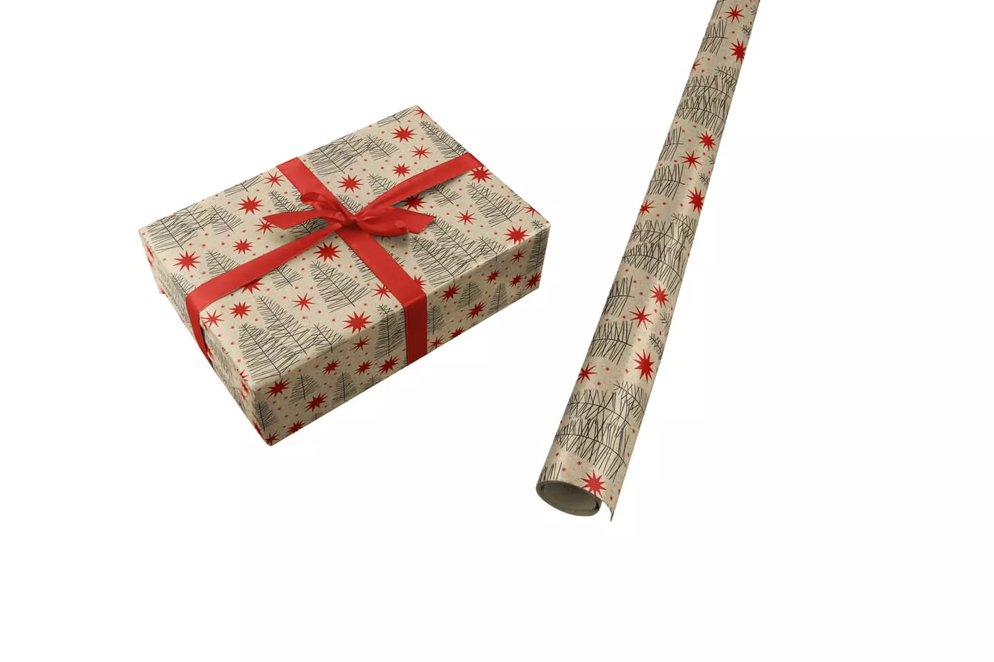 Geschenkpapier Weihnachtszauber