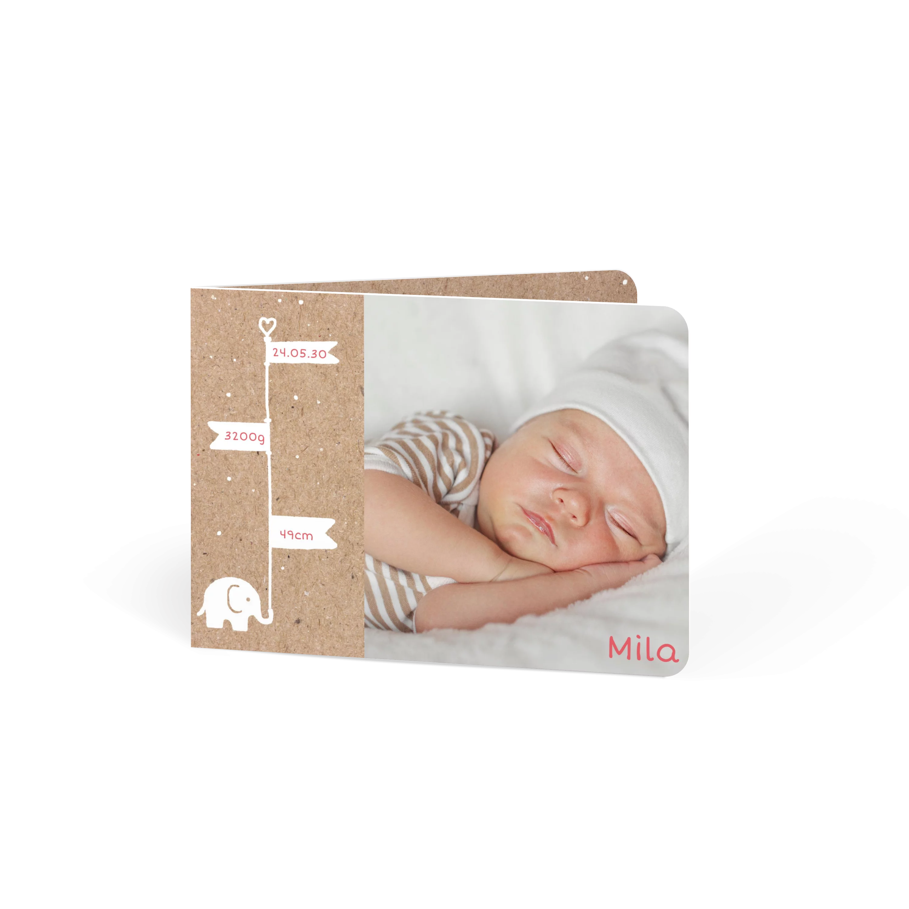 Baby Elefant Fahne Kraft
