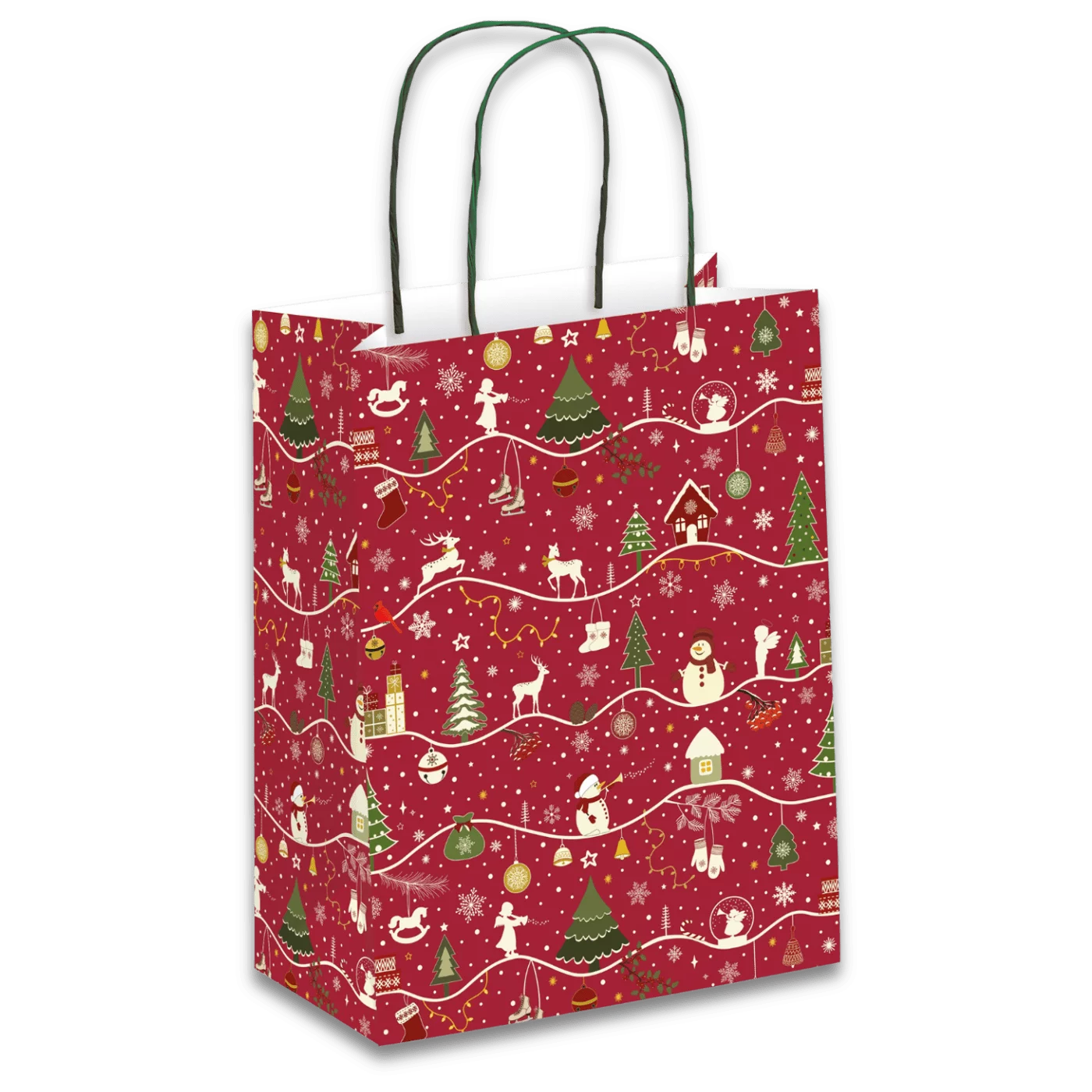 Geschenktaschen Weihnachtsgrün