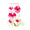 Grußkarte „Aquarellblumen“ kaufen im UNICEF Grußkartenshop. Bild 2
