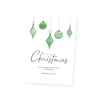 Grußkarte „Weihnachtsbaumschmuck“ selbst gestalten im UNICEF Grußkartenshop. Bild 1