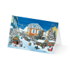 Weihnachtskarte „Weihnachtliche Städte“ kaufen im UNICEF Grußkartenshop. Bild 3