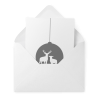 Grußkarte „Hirschkugel“ selbst gestalten im UNICEF Grußkartenshop. Bild 2