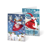 Weihnachtskarte „Minikarten Weihnachtsboten“ kaufen im UNICEF Grußkartenshop. Bild 3