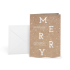 Grußkarte „Merry Christmas Schrift“ selbst gestalten im UNICEF Grußkartenshop. Bild 4