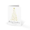 Grußkarte „Weihnachtsbaum Sterne“ selbst gestalten im UNICEF Grußkartenshop. Bild 1
