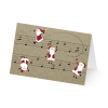 Weihnachtskarte „Weihnachtsmusik“ kaufen im UNICEF Grußkartenshop. Bild 2