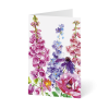 Grußkarte „Bunte Aquarellblumen“ kaufen im UNICEF Grußkartenshop. Bild 1