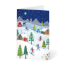 Weihnachtskarte „Verschneite Weihnachtszeit“ kaufen im UNICEF Grußkartenshop. Bild 2