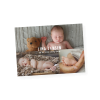 Grußkarte „Baby Drei Bilder“ selbst gestalten im UNICEF Grußkartenshop. Bild 1