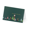 Minikarten Weihnachten in Pastell