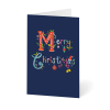 Weihnachtskarte „Minikarten Merry Christmas“ kaufen im UNICEF Grußkartenshop. Bild 2