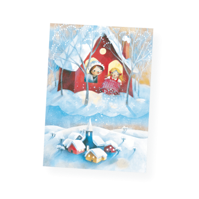 Weihnachtskarte „Postkarten Märchenhafte“ kaufen im UNICEF Grußkartenshop. Bild 1