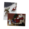 Weihnachtskarte „Postkarten Grüße vom Weihnachtsmann“ kaufen im UNICEF Grußkartenshop. Bild 2